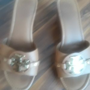 Tory Burch Slides Brown Size 8 1/2